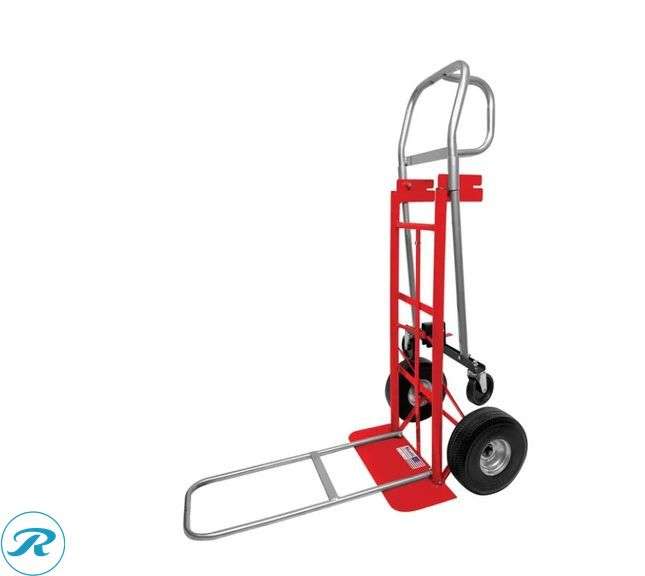 Milwaukee: 3-in-1 Foldable Hand Truck, Red- Like New - Roller Auctions