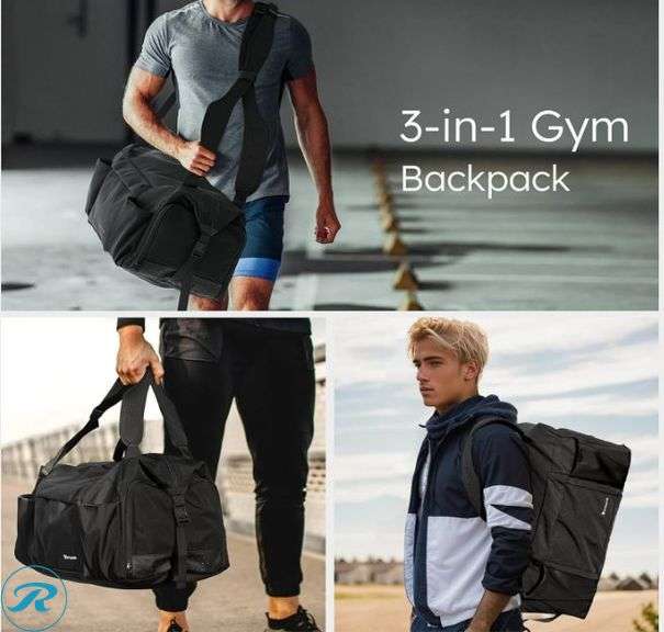 Kookoomia Gym Bag for Men with Shoes Compartment and Wet Pocket ...