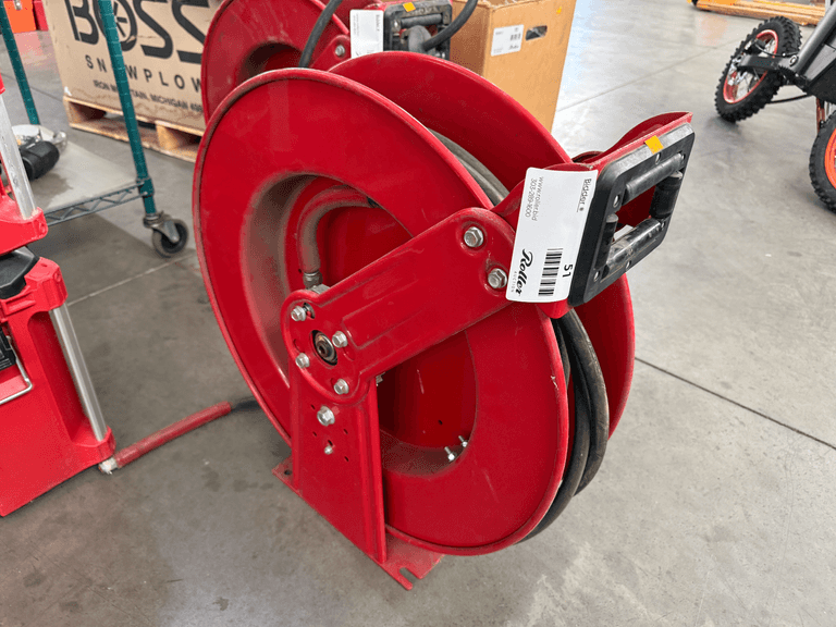 Reelcraft PW81000 OHP Heavy-Duty Hose Reel with Hose