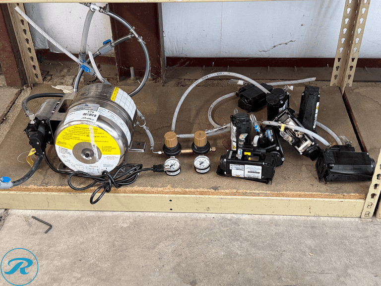 Pentair Shurflo Beverage Water Boost Pump with Regulator and Syrup Pumps