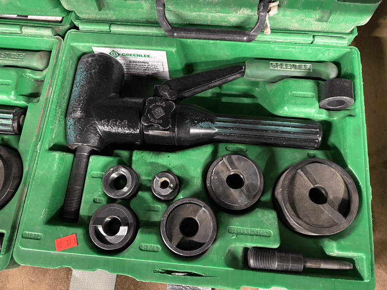 (4) Greenlee Quick Draw Hydraulic Punch Driver Sets, Model 7804SB, with ...