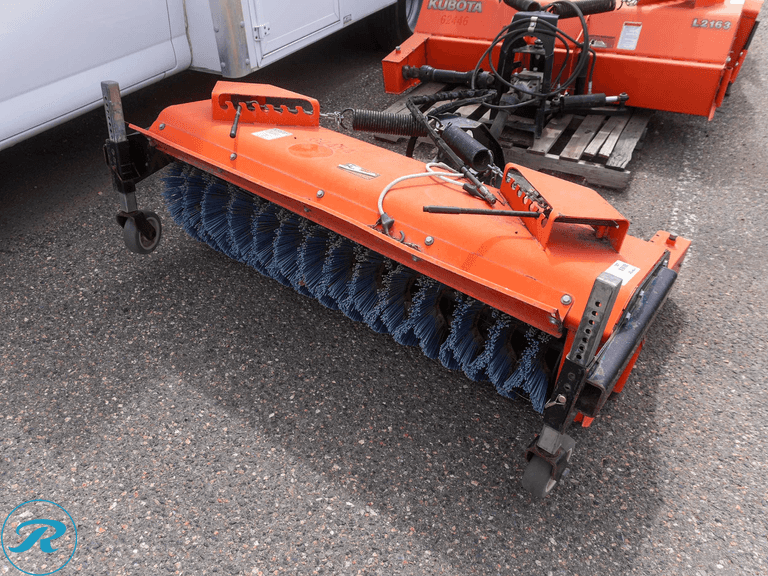 Kubota L2163 5’ Broom Attachment, PTO Driven