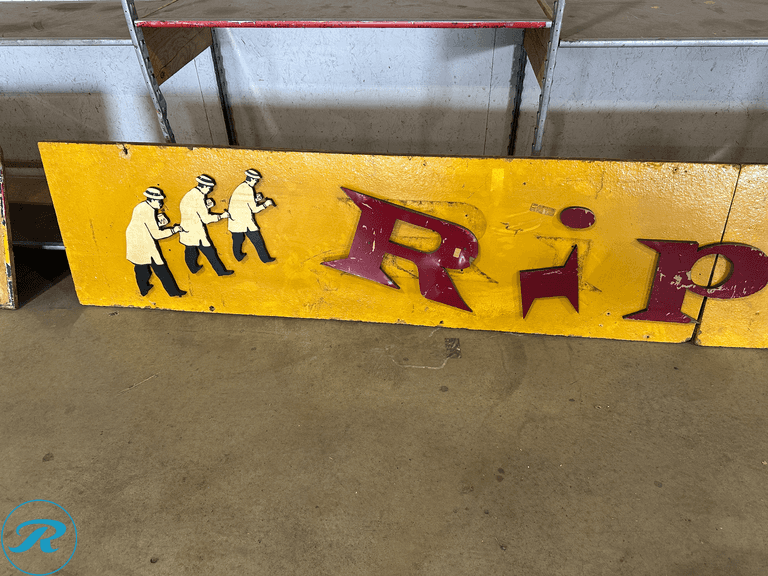 Wooden Ripolin Sign - Roller Auctions