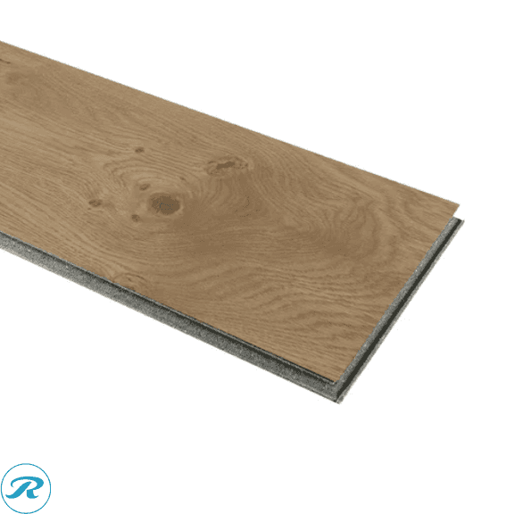 (8 Boxes) 137.44 SqFt In Total - Mohawk Home: 10MM Thick 7.5in X 47.2in Waterproof Surface Laminate Wood Plank Flooring (17.18 sq ft/ctn), Walker Creek Oak - New/Open Box/Some Damaged