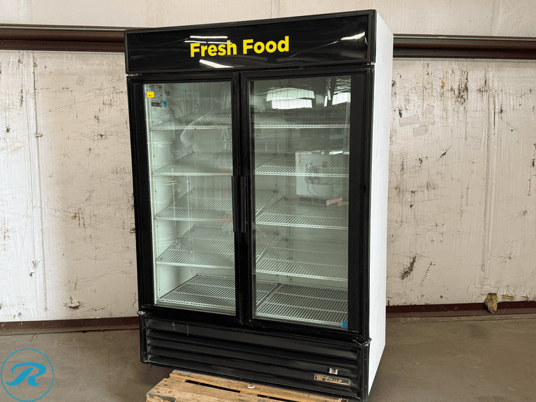 True GDM-49 Two-Door Glass Refrigerated Merchandiser