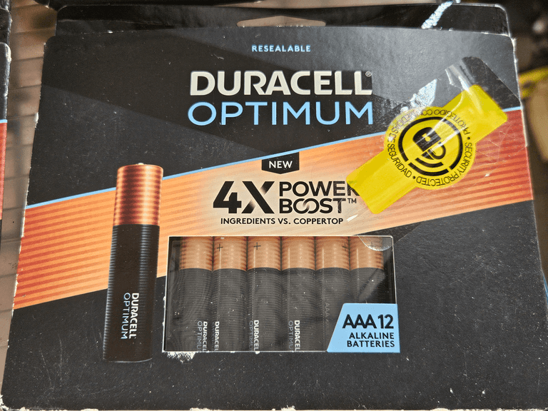 (4) Duracell Optimum AAA12 Alkaline Battery Packs - Roller Auctions