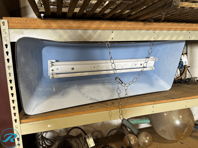 Bud Light Overhead Light - Roller Auctions