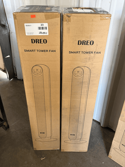 (2) Dreo DR-HTF007S Smart Tower Fans