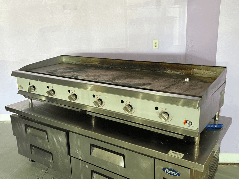 CPG G72T 72" Countertop Griddle with Thermostatic Controls, Gas, 180,000 BTU