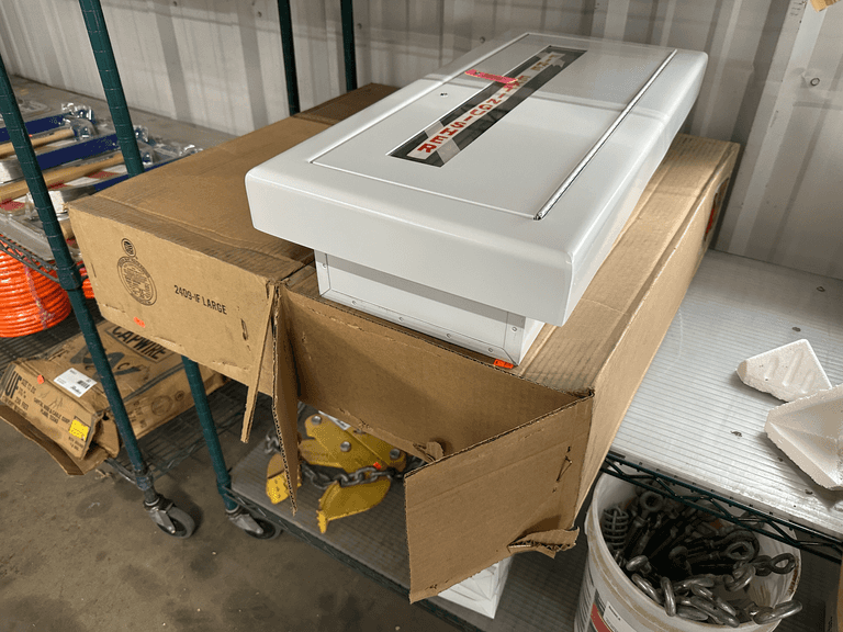 (2) New Fire Extinguisher Cabinets, Recessed Mount, Steel Construction