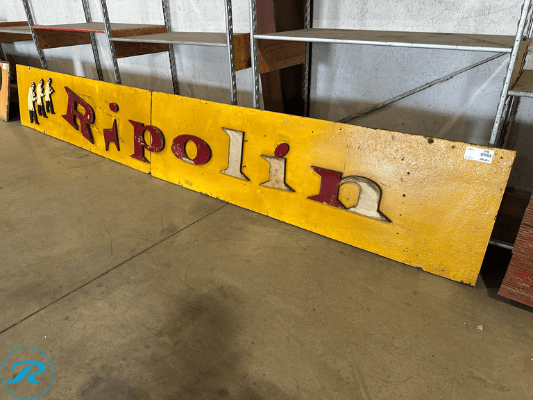 Wooden Ripolin Sign