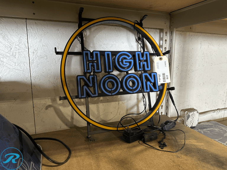 High Noon Neon Sign, (Does Not Light Up)