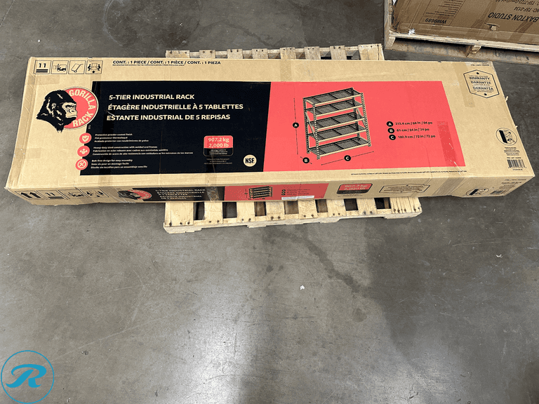 Goriall Rack Gorilla Rack 5-tier Industrial Rack, 72