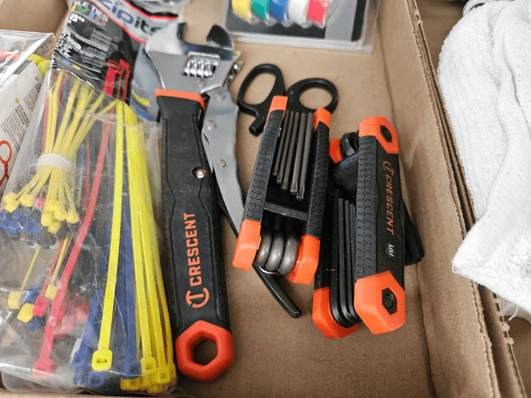 (2) Trays of Tools and First Aid Kit - Roller Auctions