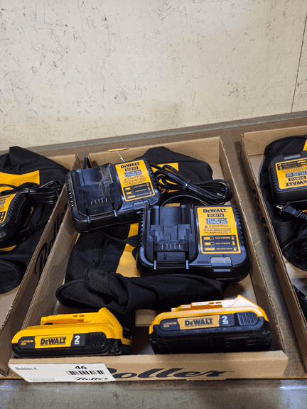 Dewalt DCB112 Lithium Ion Battery Chargers and 2Ah Batteries