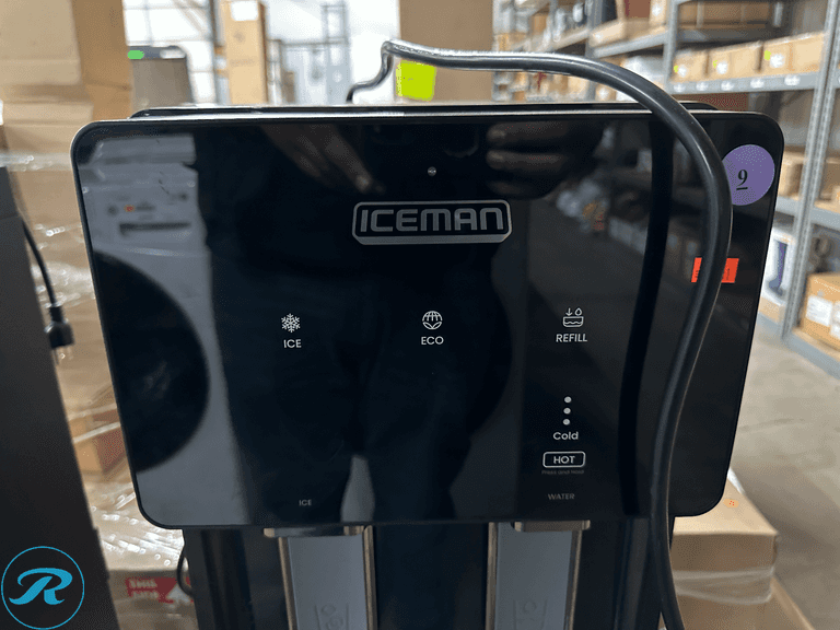 Iceman Rj62 Iceman Bottom-Loading Water Dispenser & Ice Maker Model RJ56-DIS-CO ...