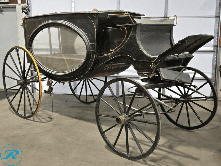 Horse-Drawn Hearse Funeral Carriage - Roller Auctions