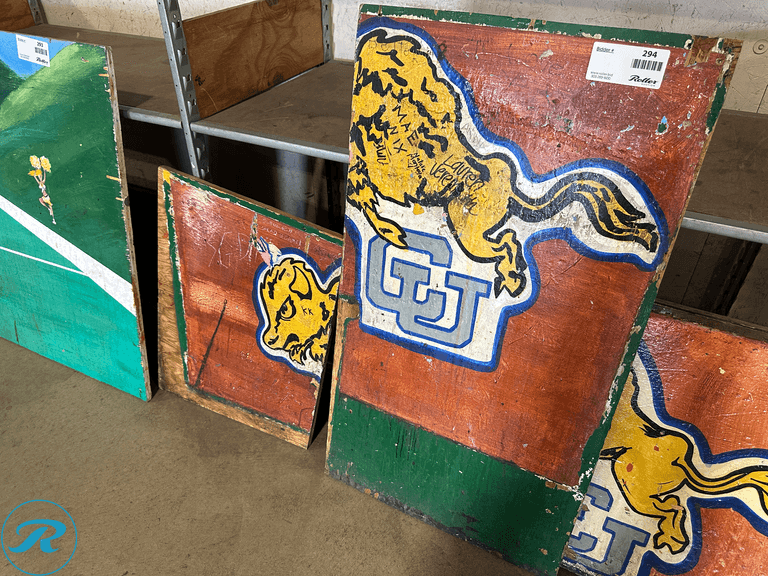 CU Boulder Buffalo 3-Piece Wood Painting
