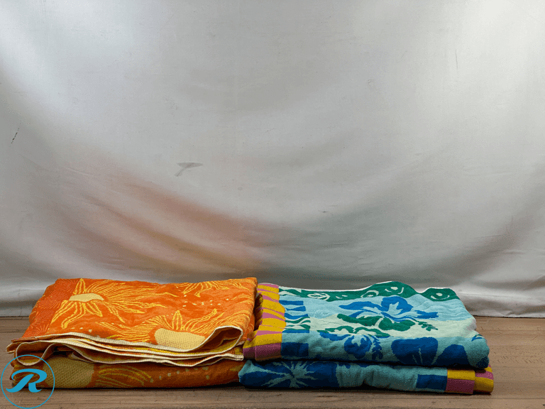 (4) Beach Towel, Assorted Designs- Like New