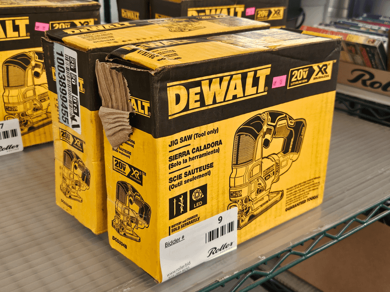 (2) Dewalt DCS334B 20V XR Brushless Jig Saws, Tool Only