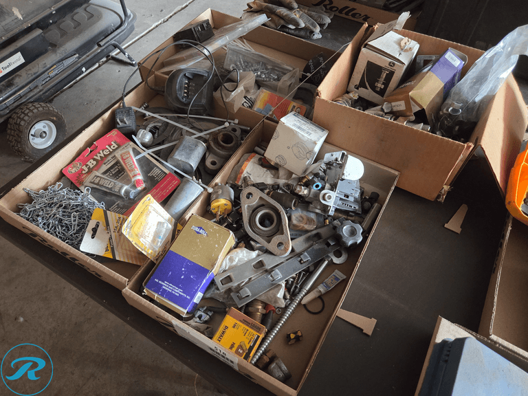 (4) Trays of Hardware