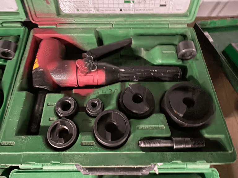 (4) Greenlee Quick Draw Hydraulic Punch Driver Sets, Model 7804SB, with ...