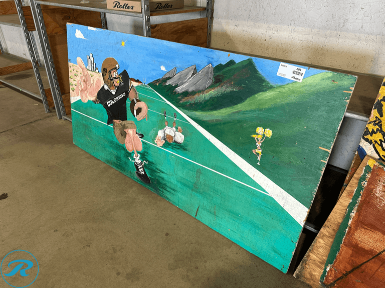 CU Boulder Football Painting