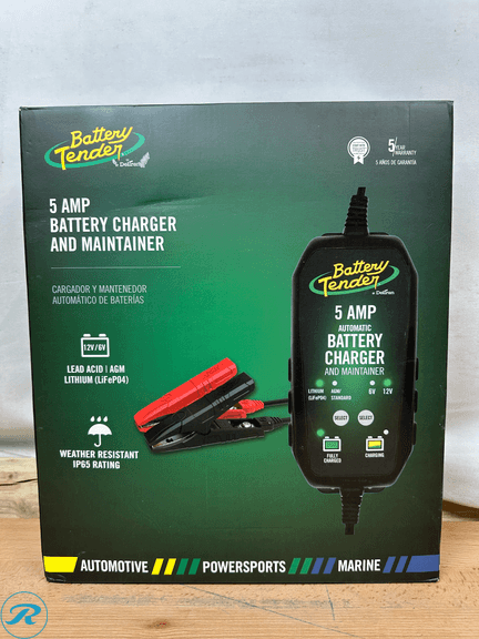 Battery TenderĀ® 5 AMP Weather Resistant Battery Charger & Maintainer - New