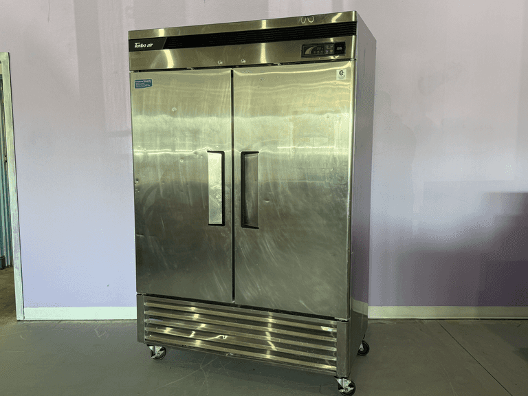 Turbo Air TSF-49SD-N 54" 2-Door Reach In Freezer with Casters