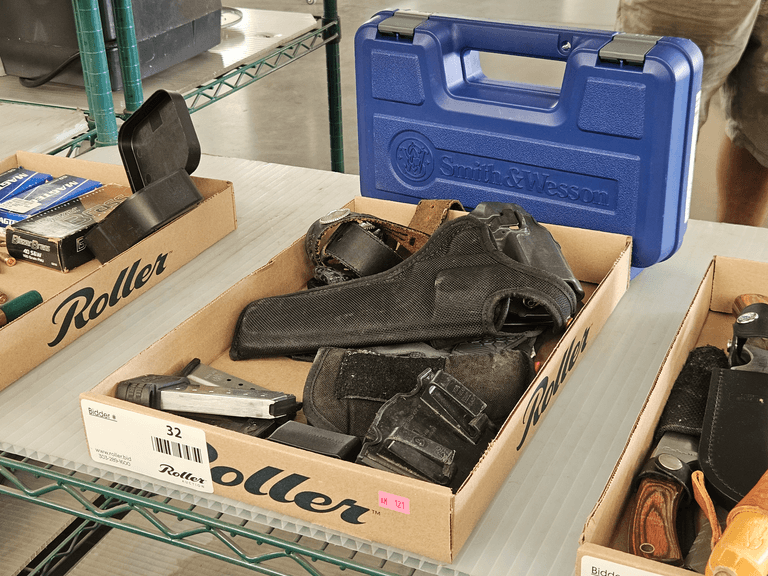 Holsters, Magazine Pouches, Magazines and Hard Case