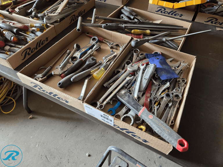 (3) Trays of Handtools