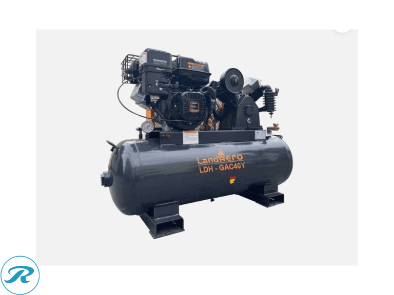 New ATS Power ATS-GAC40Y 40-Gallon 2-Stage Air Compressor, 10 HP Gas Engine, 175 PSI