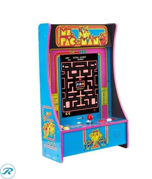 Arcade1Up: Ms. PAC-MAN Partycade 12 Games in 1- Like New/ Previously Assembled