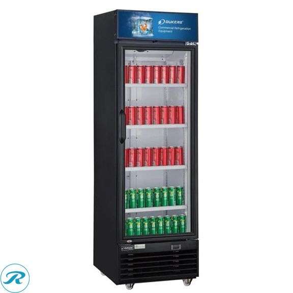 New Dukers LG-430 Single Glass Door Refrigerated Merchandiser, (Unopened in Original Manufacturer’s Packaging)