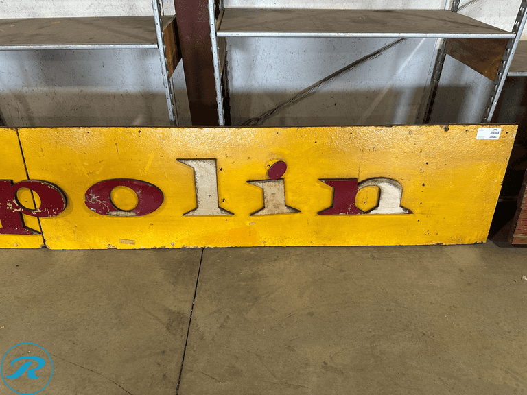 Wooden Ripolin Sign - Roller Auctions