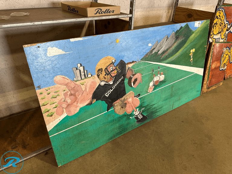 CU Boulder Football Painting - Roller Auctions