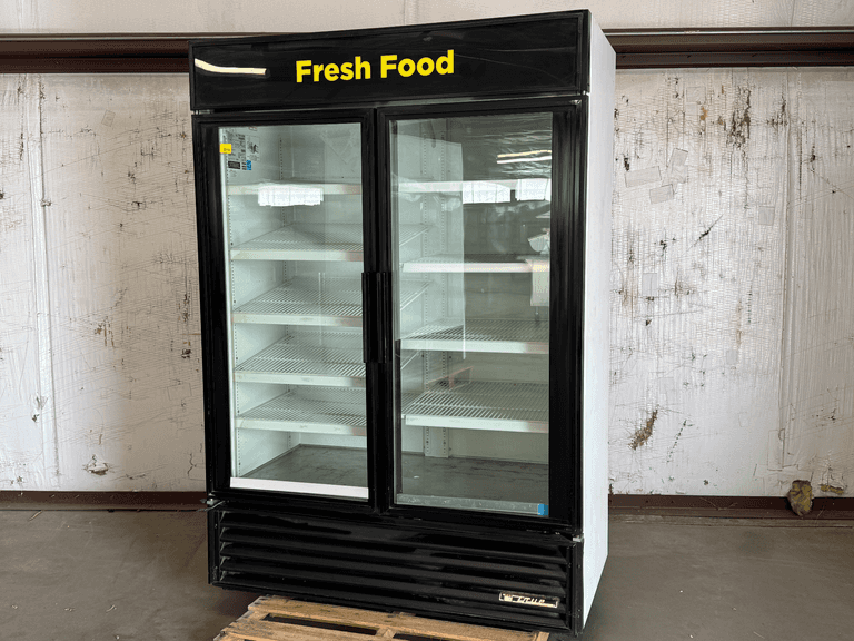 True GDM-49 Two-Door Glass Refrigerated Merchandiser