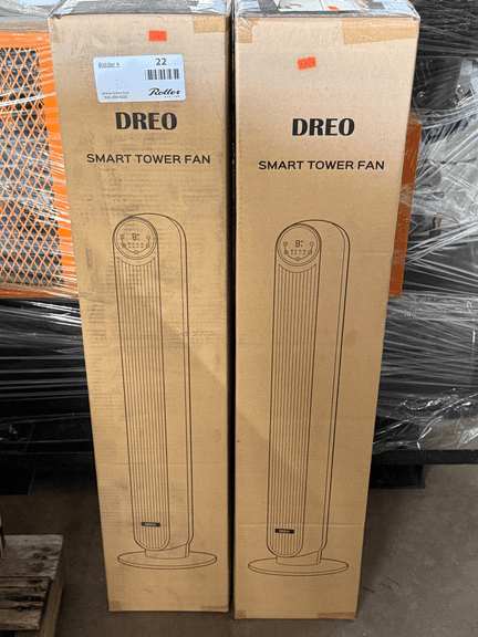 (2) Dreo DR-HTF007S Smart Tower Fans