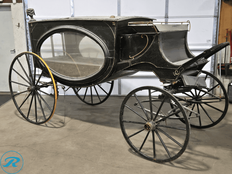 Horse-Drawn Hearse Funeral Carriage - Roller Auctions