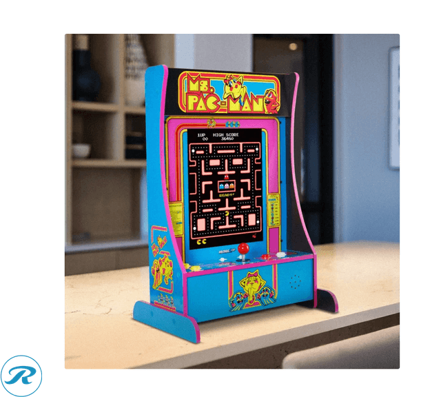 Arcade1Up: Ms. PAC-MAN Partycade 12 Games in 1- Like New/ Previously ...