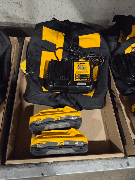 Dewalt DCB112 Charger With (2) 20V XR 4Ah Lithium-Ion Batteries
