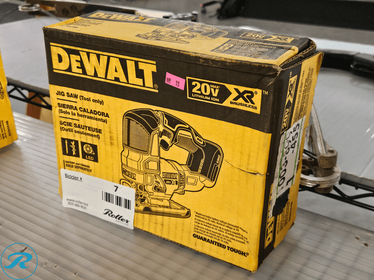 Dewalt DCS334B 20V XR Brushless Jig Saw, Tool Only