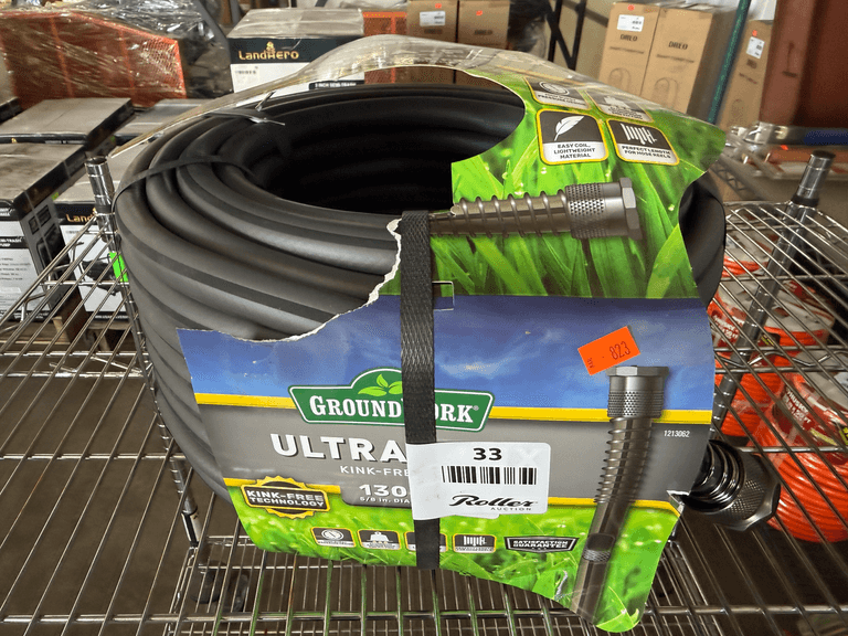 GroundWork Ultra-Flex Kink-Free Hose, 130 Ft, 5/8 In. Diameter