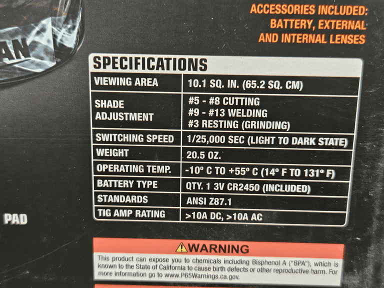 Vulcan ArcSafe Master Welder Series Auto-Darkening Welding Helmet - Roller Auctions