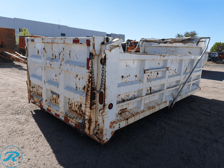 15' Roll-Off Dump Bed, Hook Lift with Tarp - Roller Auctions