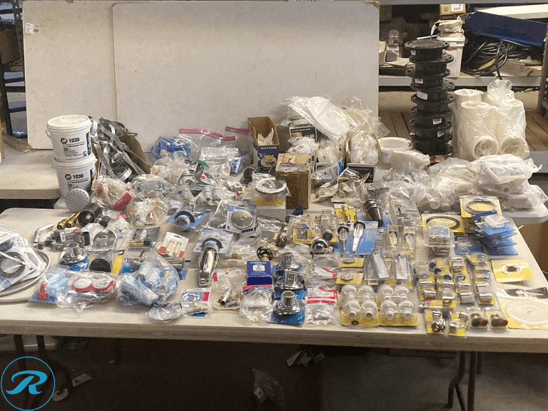 New - (300 Items total) Assorted Plumbing and Hardware Repair Part ...