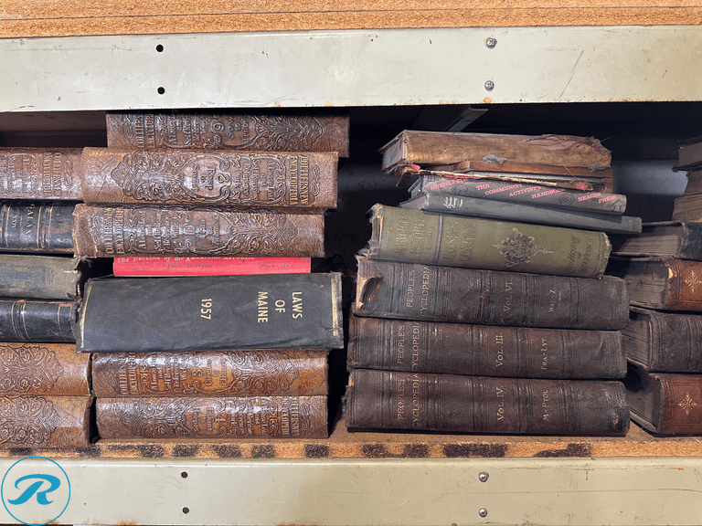 Shelf of Vintage Books - Roller Auctions