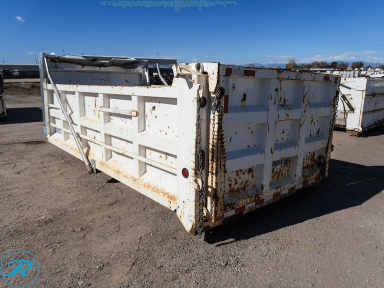 15' Roll-Off Dump Bed, Hook Lift with Tarp - Roller Auctions