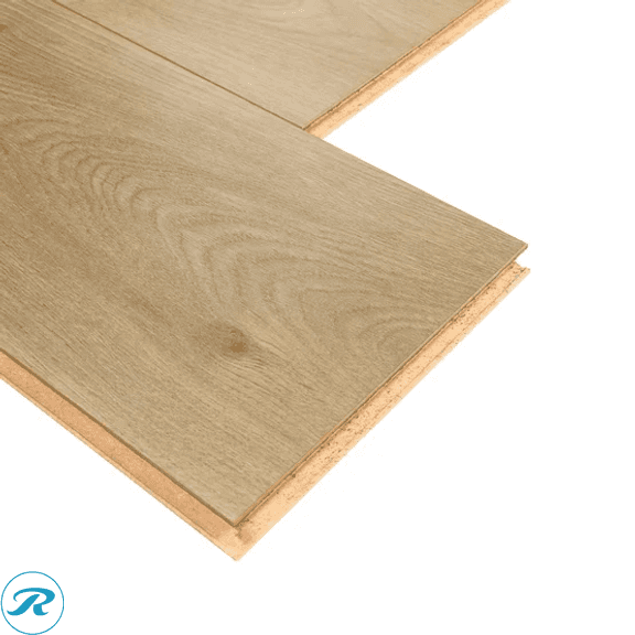 (8 Boxes) 137.44 SqFt In Total - Mohawk Home 12MM Thick 7.5in X 47.2in AC4 Waterproof Surface Laminate Wood Plank Flooring (17.18 sq ft/ctn), Shandon Oak - New/Open Box/Some Damaged