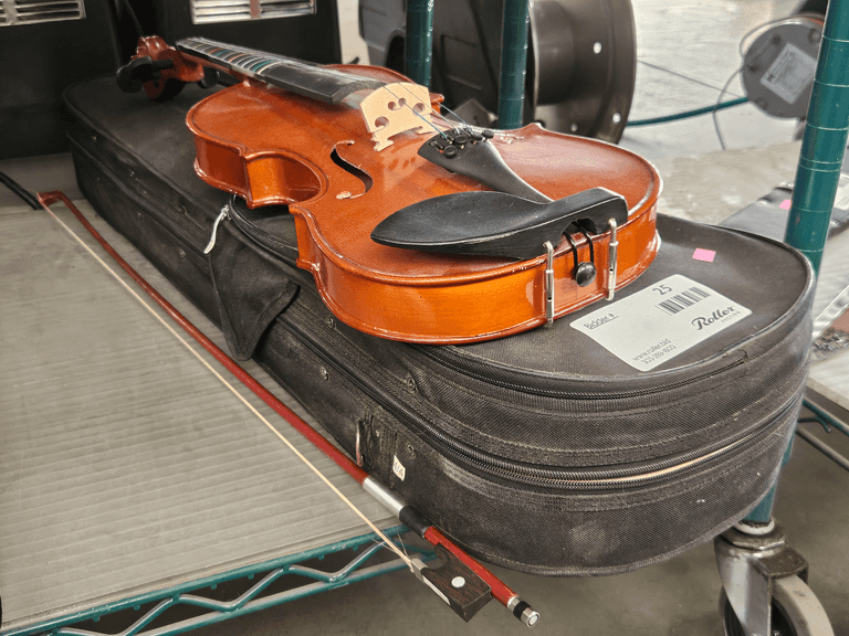 Violin With Bow and Hard Case